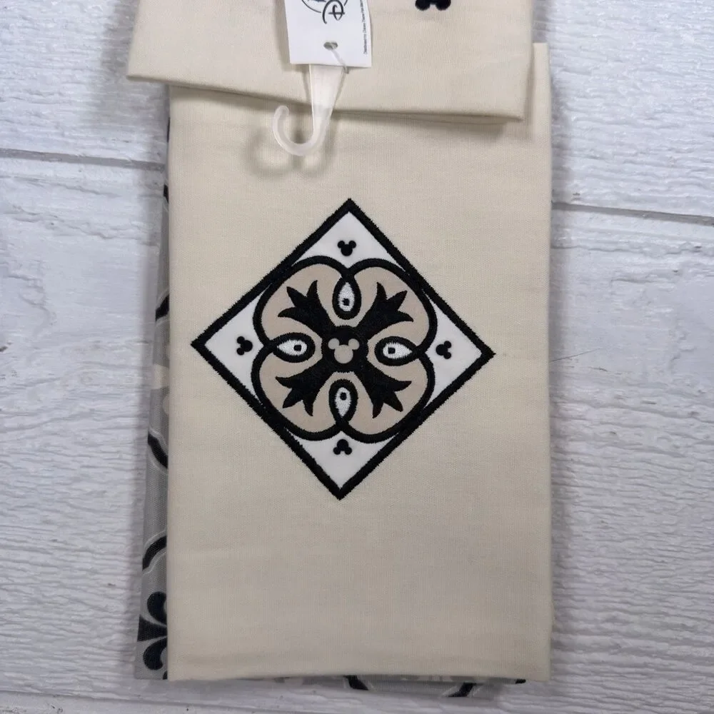 Disney Parks Mickey Mouse 3 Piece Kitchen Dish Towel Set Homestead Collection